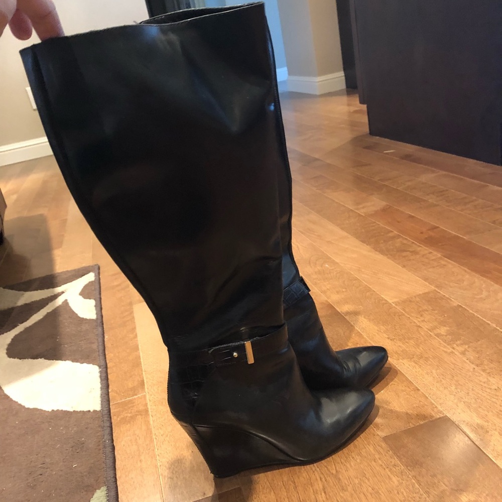 Anne Taylor wedged knee high boots
